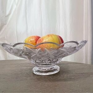 Crystal Footed Fruit Bowl